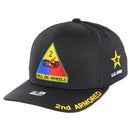 EMB MILITARY TWILL SNAPBACK CURVED CAP