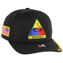 EMB MILITARY TWILL SNAPBACK CURVED CAP