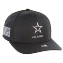 EMB MILITARY TWILL SNAPBACK CURVED CAP