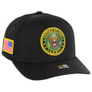 EMB MILITARY TWILL SNAPBACK CURVED CAP