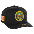 EMB MILITARY TWILL SNAPBACK CURVED CAP