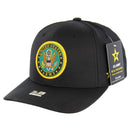 EMB MILITARY TWILL SNAPBACK CURVED CAP