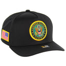 EMB MILITARY TWILL SNAPBACK CURVED CAP
