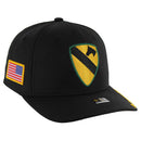 EMB MILITARY TWILL SNAPBACK CURVED CAP