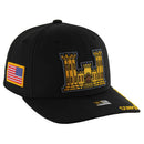 EMB MILITARY TWILL SNAPBACK CURVED CAP