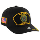EMB MILITARY TWILL SNAPBACK CURVED CAP
