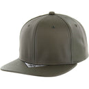 BLANK 6 PANEL PU SNAPBACK CAP