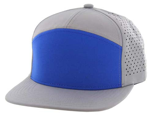 BLANK 7 PANEL HYDRO SNAPBACK CAP