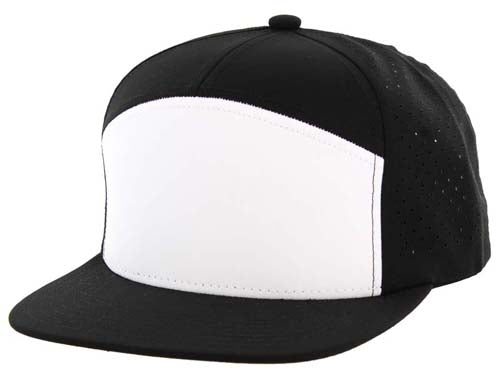 BLANK 7 PANEL HYDRO SNAPBACK CAP