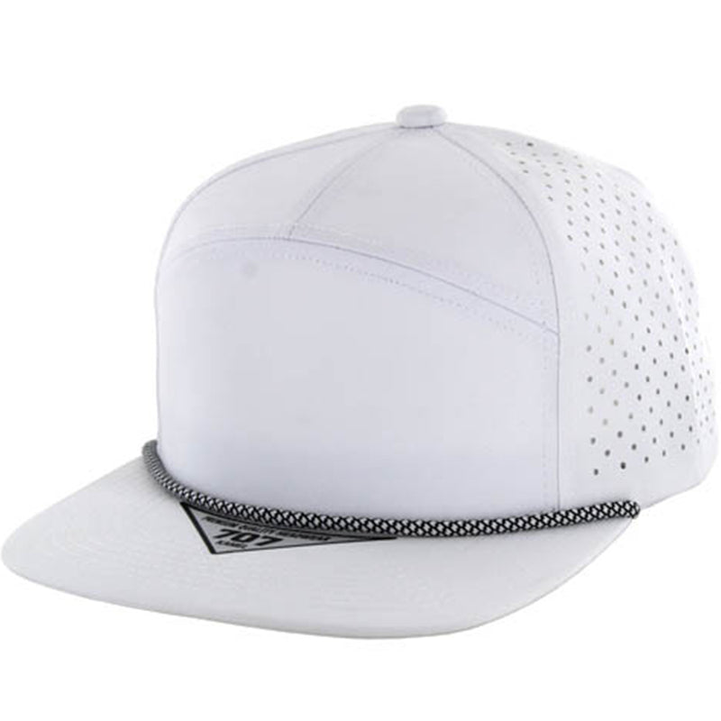 BLANK 7 PANEL HYDRO WITH ROPE SNAPBACK CAP