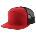 BLANK 7 PANEL MESH TRUCKER SNAPBACK CAP