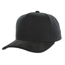 BLANK 5 PANEL COTTON HIGH CROWN SLIGHT CURVE CORDUROY VISOR SNAPBACK