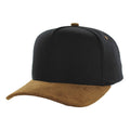 BLANK 5 PANEL COTTON HIGH CROWN SLIGHT CURVE CORDUROY VISOR SNAPBACK