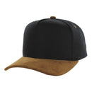 BLANK 5 PANEL COTTON HIGH CROWN SLIGHT CURVE CORDUROY VISOR SNAPBACK