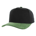 BLANK 5 PANEL COTTON HIGH CROWN SLIGHT CURVE CORDUROY VISOR SNAPBACK