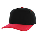 BLANK 5 PANEL COTTON HIGH CROWN SLIGHT CURVE CORDUROY VISOR SNAPBACK