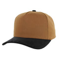 BLANK 5 PANEL COTTON HIGH CROWN SLIGHT CURVE CORDUROY VISOR SNAPBACK