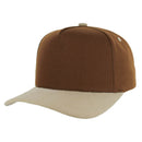 BLANK 5 PANEL COTTON HIGH CROWN SLIGHT CURVE CORDUROY VISOR SNAPBACK