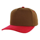 BLANK 5 PANEL COTTON HIGH CROWN SLIGHT CURVE CORDUROY VISOR SNAPBACK