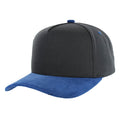 BLANK 5 PANEL COTTON HIGH CROWN SLIGHT CURVE CORDUROY VISOR SNAPBACK