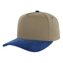 BLANK 5 PANEL COTTON HIGH CROWN SLIGHT CURVE CORDUROY VISOR SNAPBACK