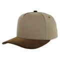 BLANK 5 PANEL COTTON HIGH CROWN SLIGHT CURVE CORDUROY VISOR SNAPBACK