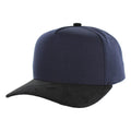 BLANK 5 PANEL COTTON HIGH CROWN SLIGHT CURVE CORDUROY VISOR SNAPBACK