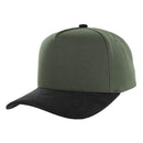 BLANK 5 PANEL COTTON HIGH CROWN SLIGHT CURVE CORDUROY VISOR SNAPBACK