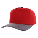 BLANK 5 PANEL COTTON HIGH CROWN SLIGHT CURVE CORDUROY VISOR SNAPBACK