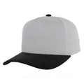 BLANK 5 PANEL COTTON HIGH CROWN SLIGHT CURVE CORDUROY VISOR SNAPBACK