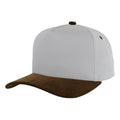 BLANK 5 PANEL COTTON HIGH CROWN SLIGHT CURVE CORDUROY VISOR SNAPBACK