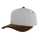 BLANK 5 PANEL COTTON HIGH CROWN SLIGHT CURVE CORDUROY VISOR SNAPBACK