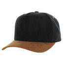 BLANK 5 PANEL CORDUROY HIGH CROWN SUEDE VISOR SNAPBACK