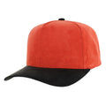 BLANK 5 PANEL CORDUROY HIGH CROWN SUEDE VISOR SNAPBACK