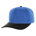 BLANK 5 PANEL CORDUROY HIGH CROWN SUEDE VISOR SNAPBACK
