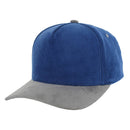 BLANK 5 PANEL CORDUROY HIGH CROWN SUEDE VISOR SNAPBACK