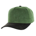 BLANK 5 PANEL CORDUROY HIGH CROWN SUEDE VISOR SNAPBACK