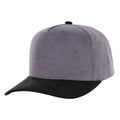 BLANK 5 PANEL CORDUROY HIGH CROWN SUEDE VISOR SNAPBACK