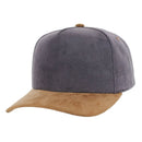 BLANK 5 PANEL CORDUROY HIGH CROWN SUEDE VISOR SNAPBACK