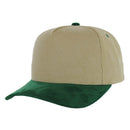 BLANK 5 PANEL CORDUROY HIGH CROWN SUEDE VISOR SNAPBACK