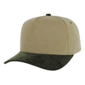 BLANK 5 PANEL CORDUROY HIGH CROWN SUEDE VISOR SNAPBACK