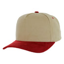BLANK 5 PANEL CORDUROY HIGH CROWN SUEDE VISOR SNAPBACK