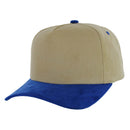 BLANK 5 PANEL CORDUROY HIGH CROWN SUEDE VISOR SNAPBACK