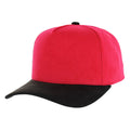 BLANK 5 PANEL CORDUROY HIGH CROWN SUEDE VISOR SNAPBACK