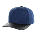 BLANK 5 PANEL SUEDE HIGH CROWN SLIGHT CURVE PU VISOR