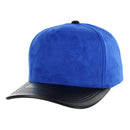 BLANK 5 PANEL SUEDE HIGH CROWN SLIGHT CURVE PU VISOR