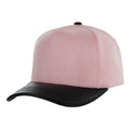 BLANK 5 PANEL SUEDE HIGH CROWN SLIGHT CURVE PU VISOR