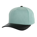 BLANK 5 PANEL SUEDE HIGH CROWN SLIGHT CURVE PU VISOR