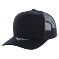 BLANK COTTON 5 PANEL SNAPBACK TRUCKER BALL CAP