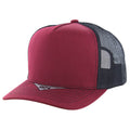 BLANK COTTON 5 PANEL SNAPBACK TRUCKER BALL CAP